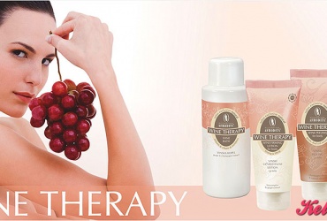 50% попуст на WINE THERAPY ANTI-AGE ТРЕТМАН ЗА ЛИЦЕ во Beauty Center EXCLUSIVE во вредност од 1200ден. за само 599ден.