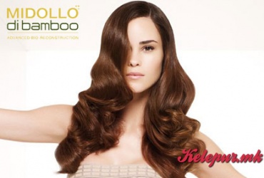 50% попуст на MIDOLLO DI BAMBOO третман за оштетена коса врз база на биотермал филтер во фризерско студио Елит Мари во вредност од 600ден. за само 299ден.
