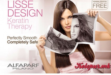 50% попуст на третман за исправување на коса со кератин LISSE DESIGN KERATIN THERAPY - Alfaparf Milano во фризерско студио ЕЛИТ МАРИ во вредност од 4000ден. за само 1999ден.