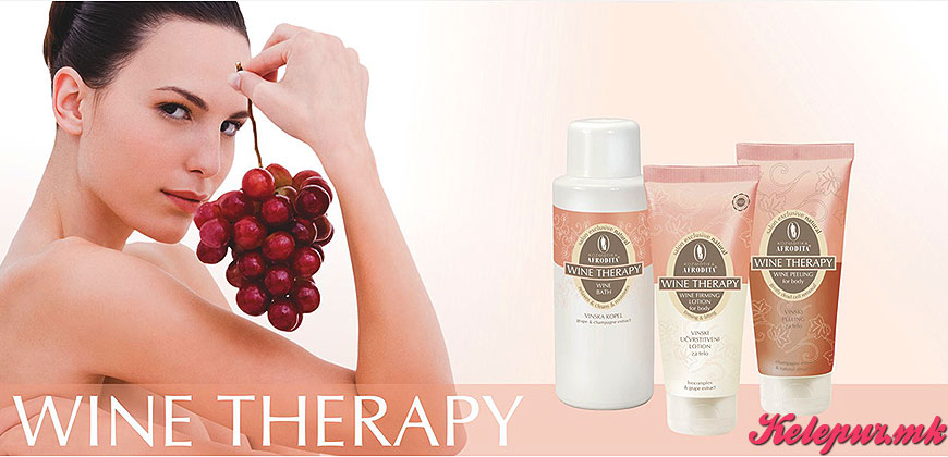 50% попуст на WINE THERAPY ANTI-AGE ТРЕТМАН ЗА ЛИЦЕ во Beauty Center EXCLUSIVE во вредност од 1200ден. за само 599ден.