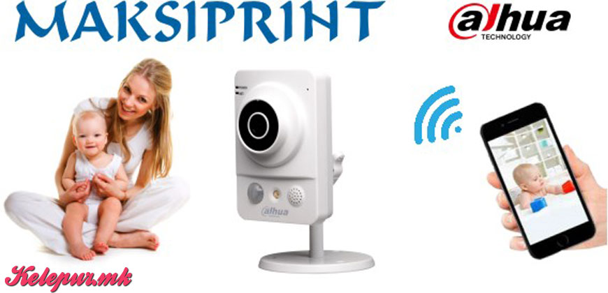 27% попуст на BABY CAM DAHUA IP КАМЕРА 1.3 MEGAPIXEL WIFI ОД „MAKSIPRINT“ во вредност од 7440ден. за само 5440ден.